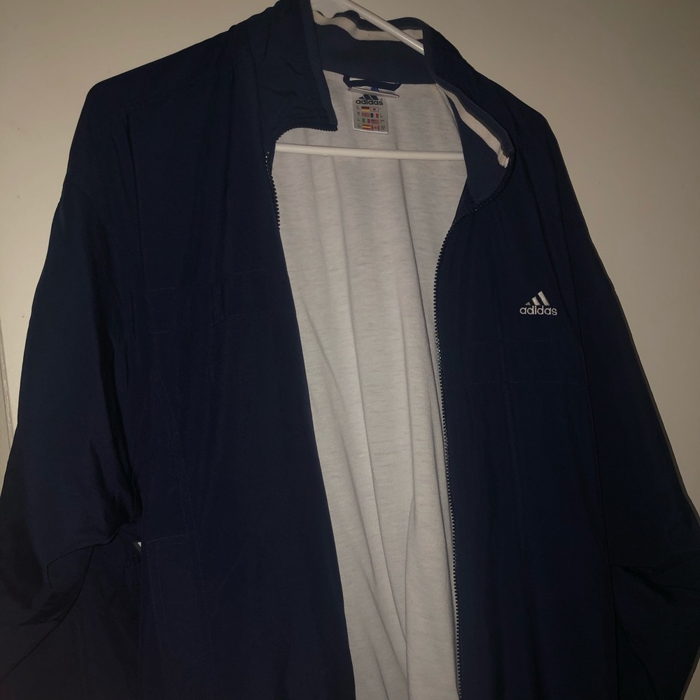 Adidas lined warm later zip up
